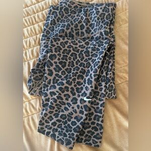 Nike One Dri Fit Leopard Print Leggings. 
Wms. Sz. 2x
